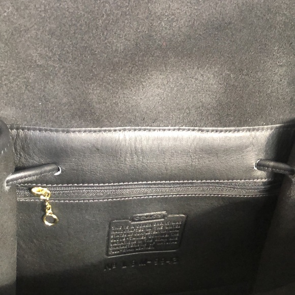 Coach Vintage Unisex Leather Classic Drawstring Backpack 9943 - Picture 10 of 10